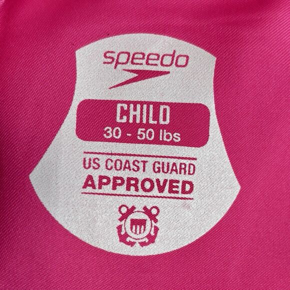 Speedo Life Vest Youth Size 30-50 lbs Puddle Jumper US Coast Guard Approved - Picture 6 of 6